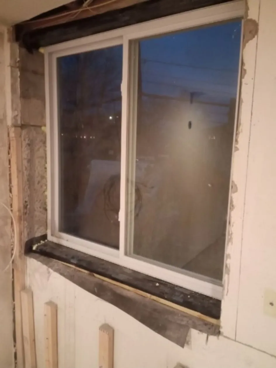 Basement window cutout and installation by 24-7 Handyman LLC in Hillsborough County NH Basement window cutout and installation by 24-7 Handyman LLC in Hillsborough County NH