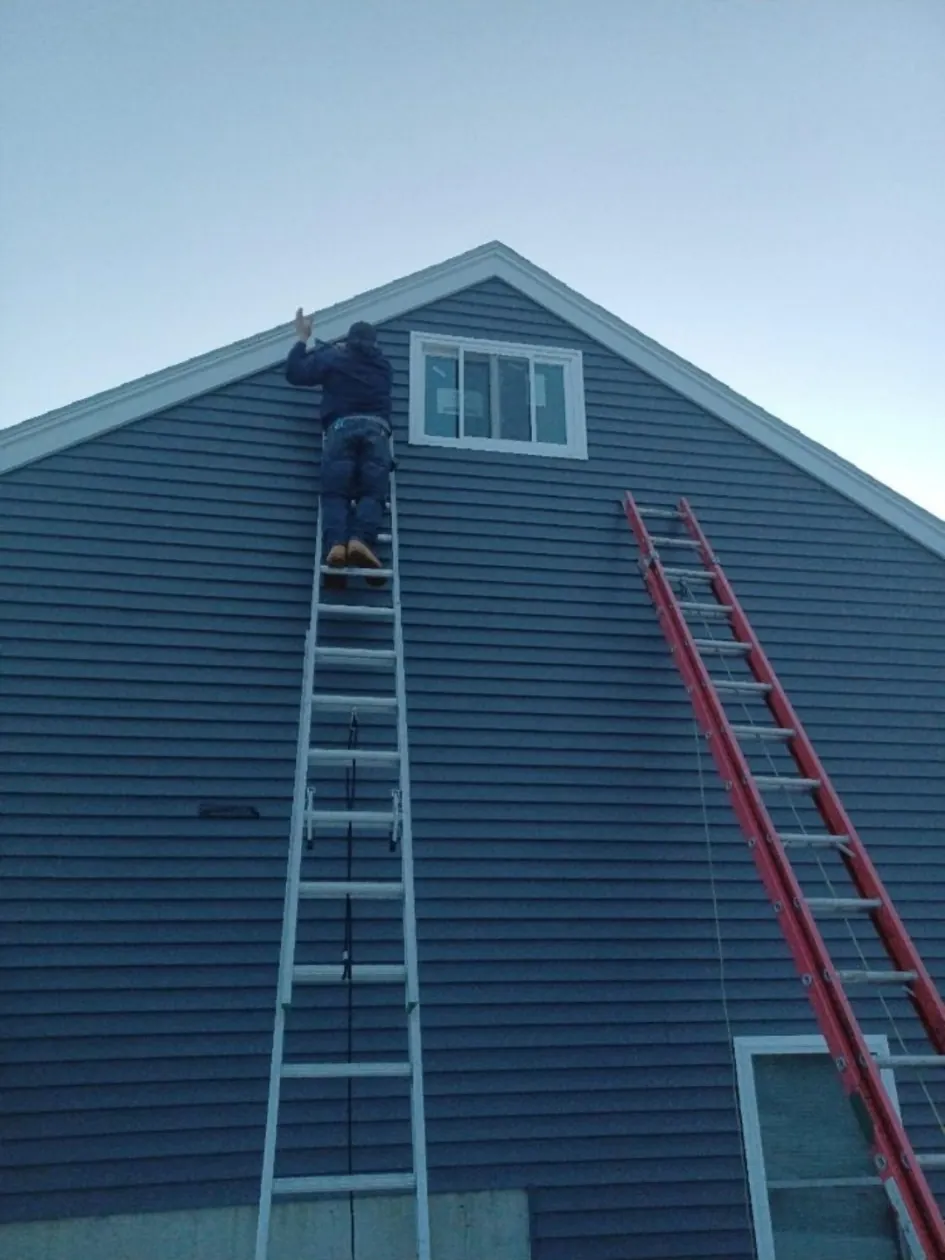 Exterior window and siding repair by 24-7 Handyman LLC in Hillsborough County NH