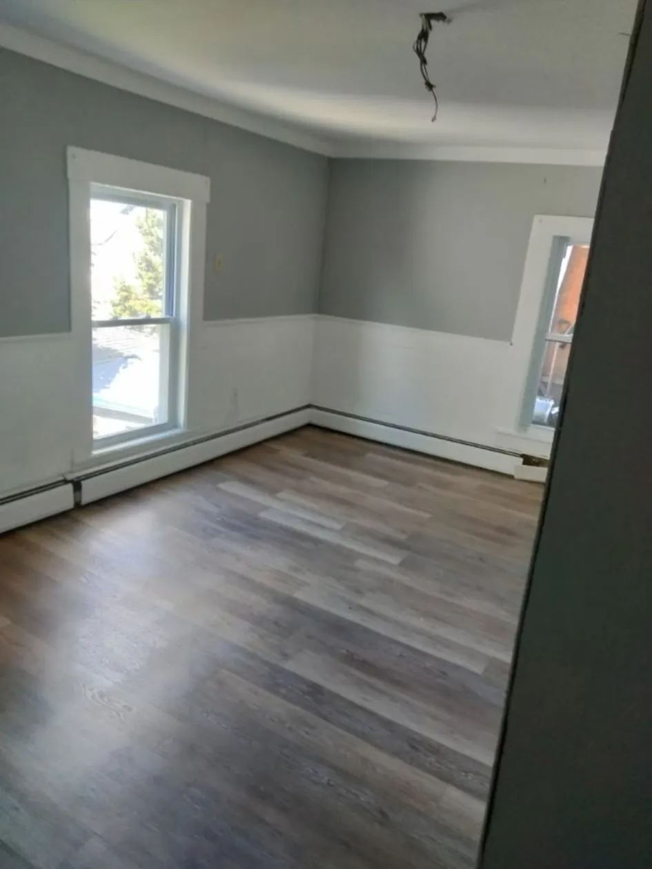 Flooring and painting finished room by 24-7 Handyman LLC in Hillsborough County NH Flooring and painting finished room by 24-7 Handyman LLC in Hillsborough County NH