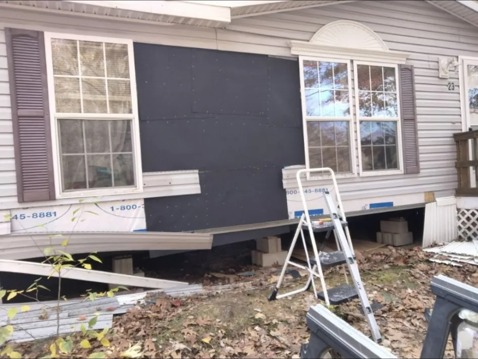 Window and siding repair project by 24-7 Handyman LLC in Hillsborough County NH